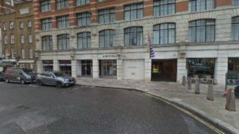 West Smithfield in City of London